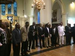 Igbobi college old boys at the burial of Chief Michael Ibru in london, 